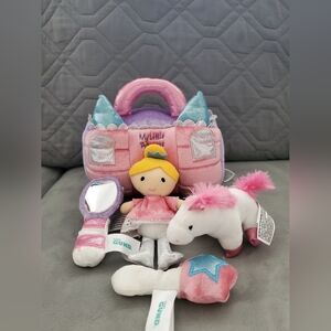 Baby GUND princess castle soft toys